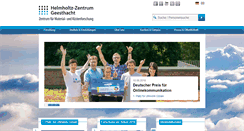 Desktop Screenshot of hzg.de